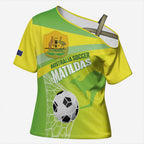 Custom Australia Soccer 2026 Cross Shoulder Shirt Come On Matildas