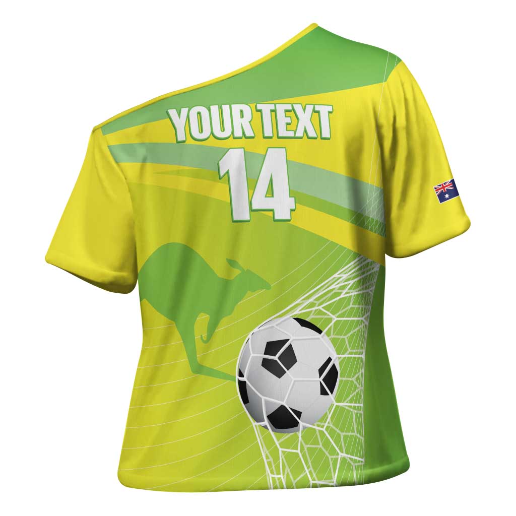 Custom Australia Soccer 2026 Cross Shoulder Shirt Come On Matildas