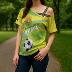 Custom Australia Soccer 2026 Cross Shoulder Shirt Come On Matildas