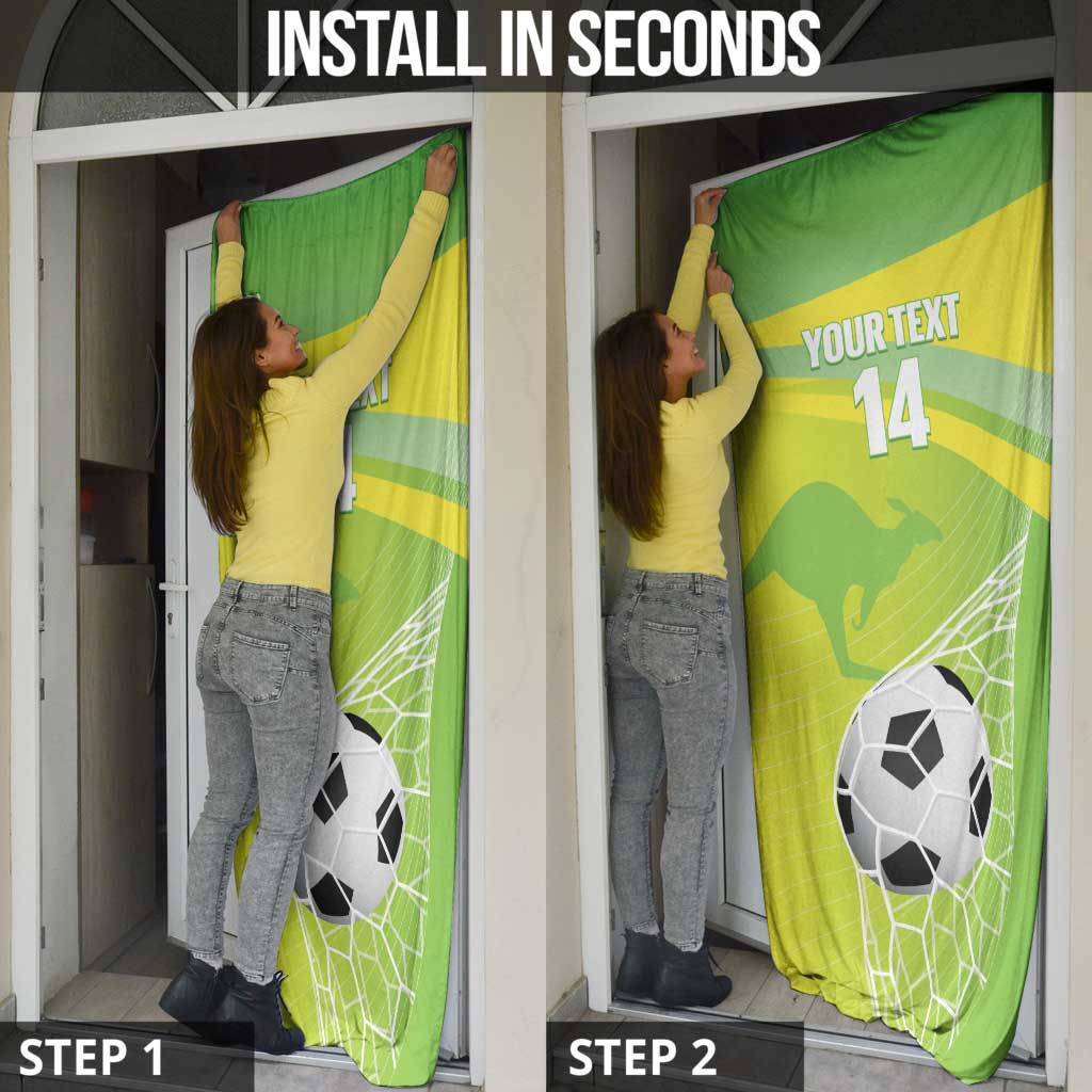 Custom Australia Soccer 2026 Door Cover Come On Matildas