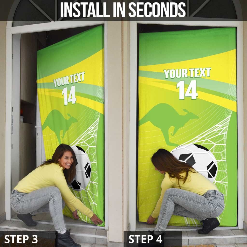 Custom Australia Soccer 2026 Door Cover Come On Matildas