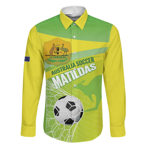 Custom Australia Soccer 2026 Family Matching Mermaid Dress and Hawaiian Shirt Come On Matildas