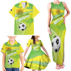 Custom Australia Soccer 2026 Family Matching Tank Maxi Dress and Hawaiian Shirt Come On Matildas