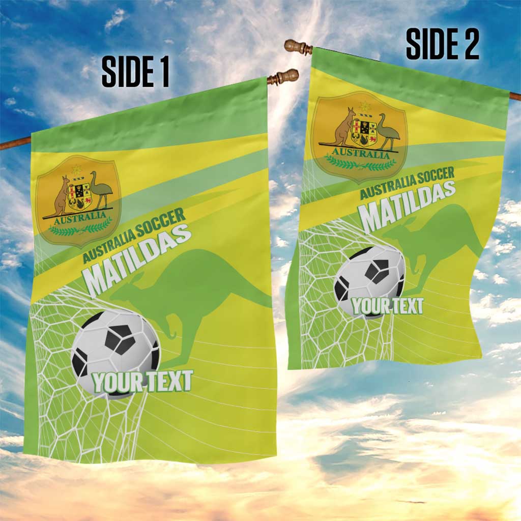 Custom Australia Soccer 2026 Garden Flag Come On Matildas