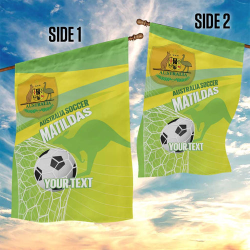 Custom Australia Soccer 2026 Garden Flag Come On Matildas