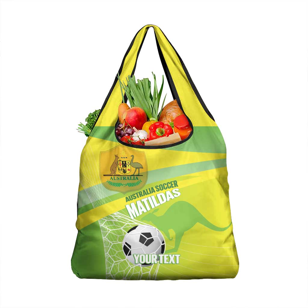 Custom Australia Soccer 2026 Grocery Bag Come On Matildas