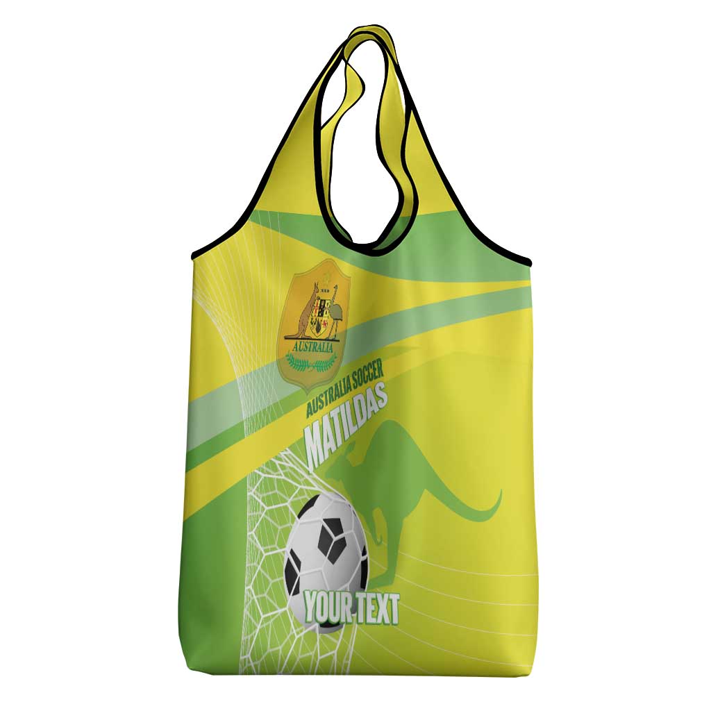 Custom Australia Soccer 2026 Grocery Bag Come On Matildas
