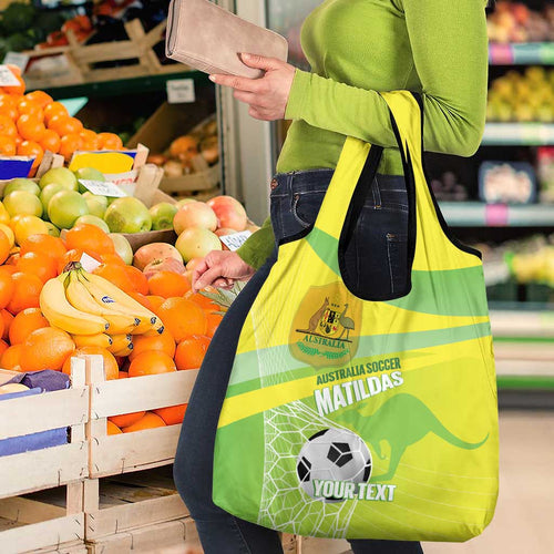 Custom Australia Soccer 2026 Grocery Bag Come On Matildas
