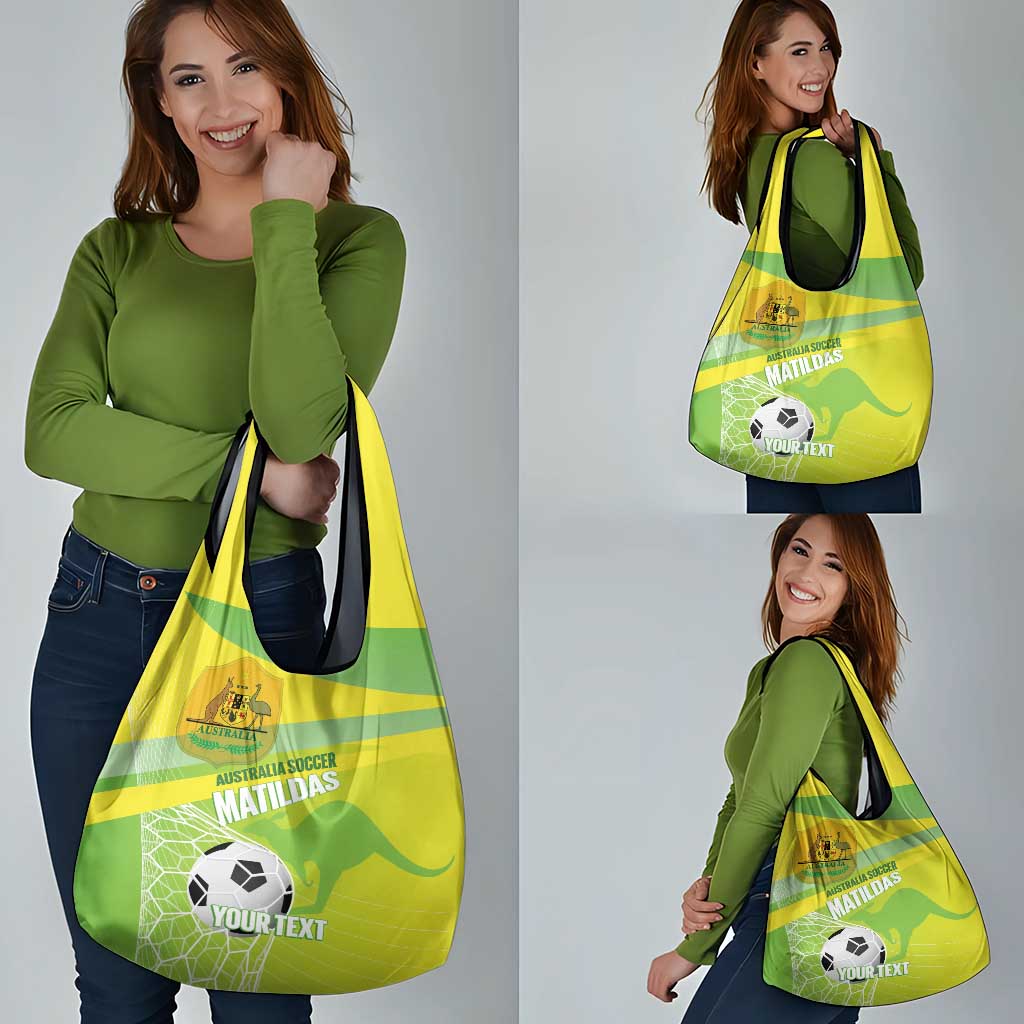 Custom Australia Soccer 2026 Grocery Bag Come On Matildas