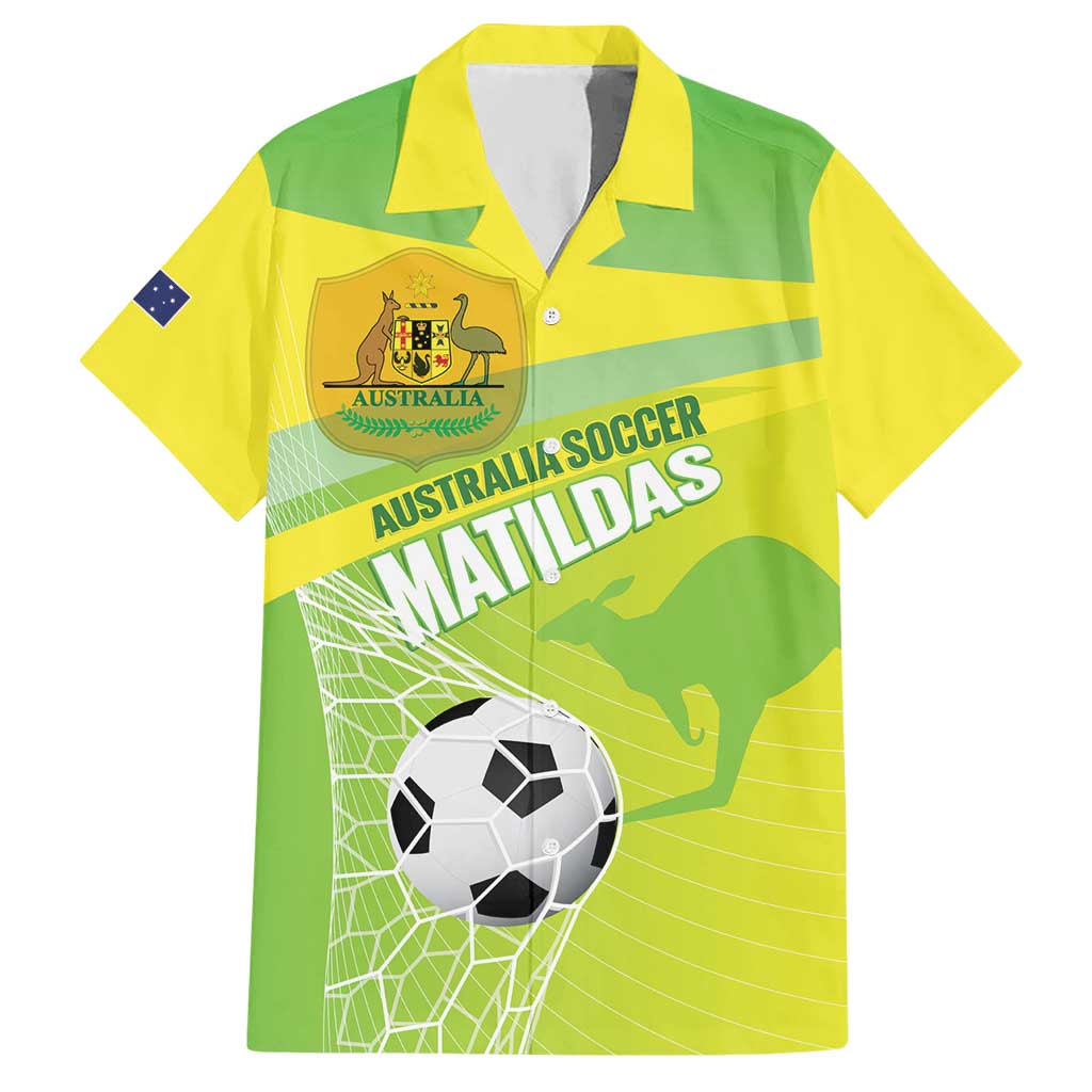 Custom Australia Soccer 2026 Hawaiian Shirt Come On Matildas
