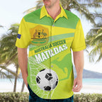 Custom Australia Soccer 2026 Hawaiian Shirt Come On Matildas