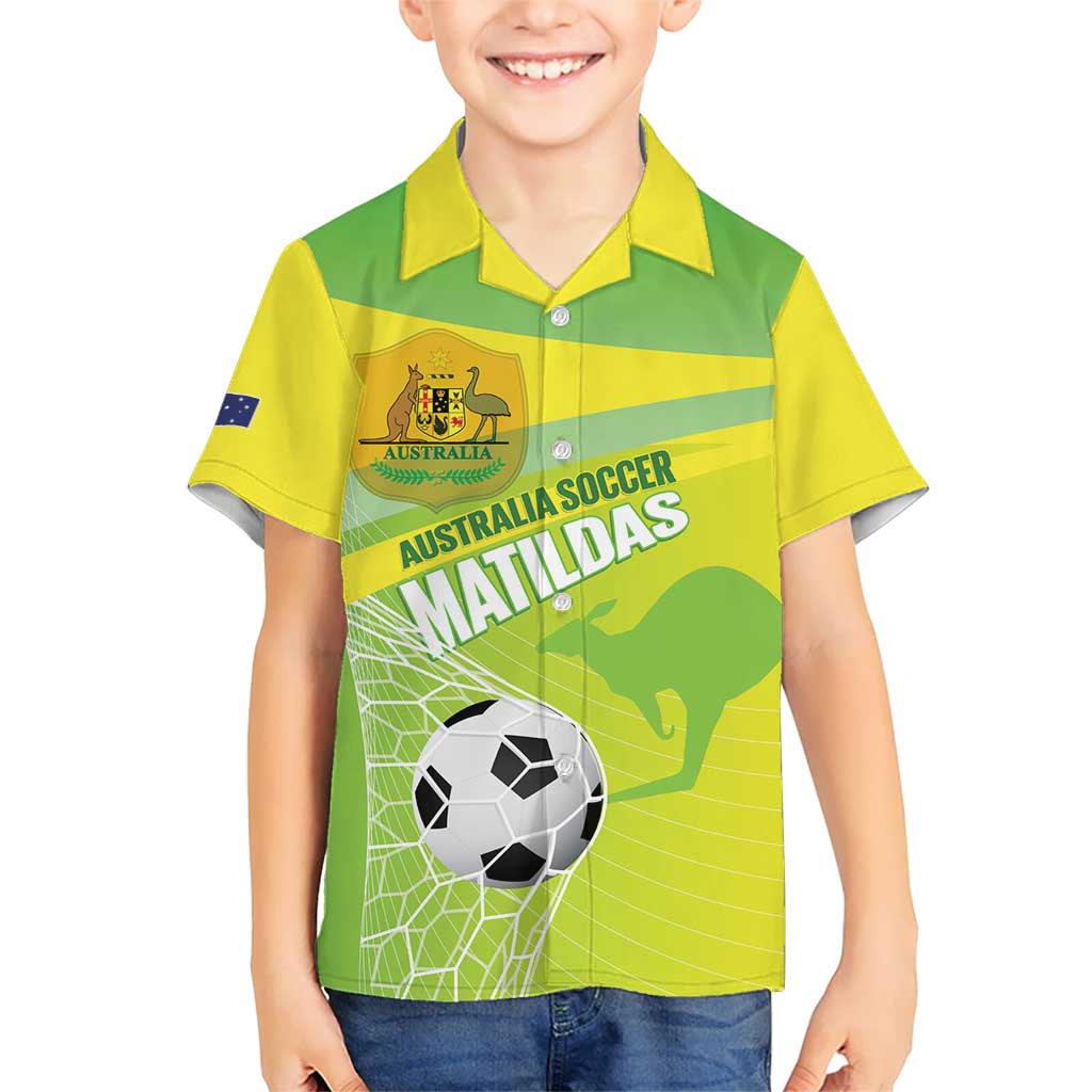 Custom Australia Soccer 2026 Hawaiian Shirt Come On Matildas