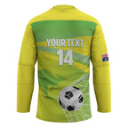 Custom Australia Soccer 2026 Hockey Jersey Come On Matildas