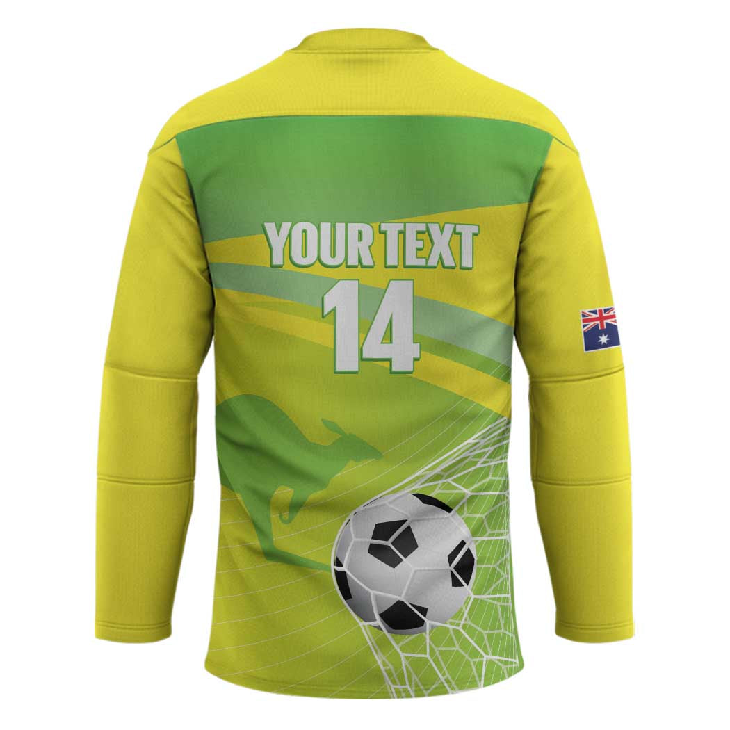 Custom Australia Soccer 2026 Hockey Jersey Come On Matildas