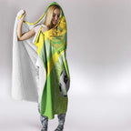 Custom Australia Soccer 2026 Hooded Blanket Come On Matildas