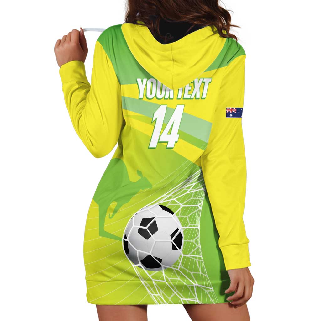 Custom Australia Soccer 2026 Hoodie Dress Come On Matildas