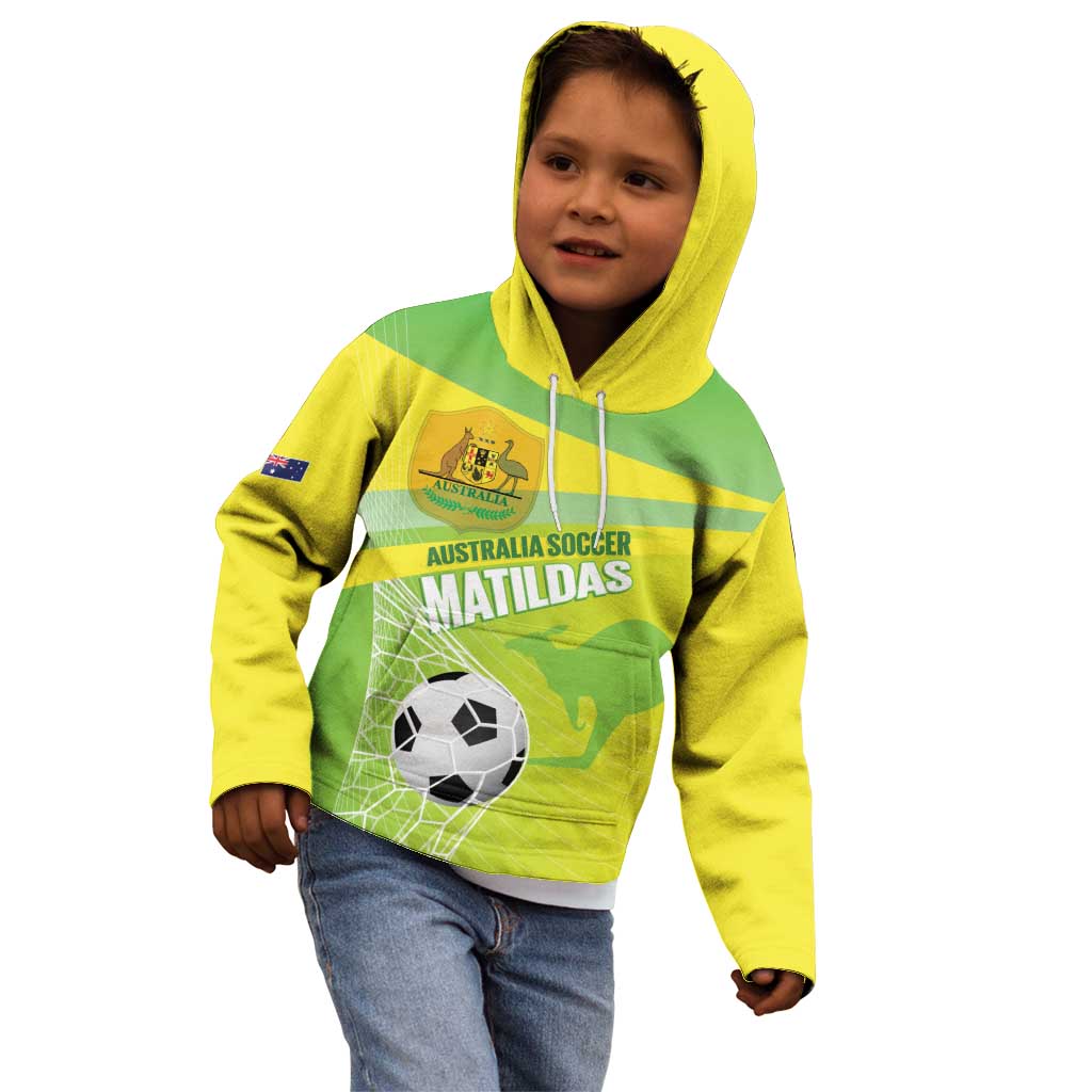 Custom Australia Soccer 2026 Kid Hoodie Come On Matildas