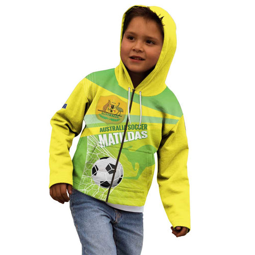 Custom Australia Soccer 2026 Kid Hoodie Come On Matildas