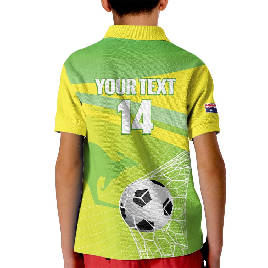 Custom Australia Soccer 2026 Kid Polo Shirt Come On Matildas