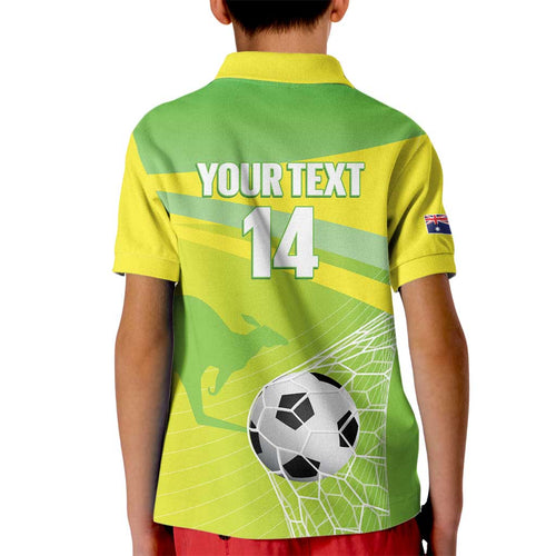 Custom Australia Soccer 2026 Kid Polo Shirt Come On Matildas
