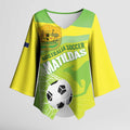 Custom Australia Soccer 2026 Kimono Sleeve Blouse Come On Matildas