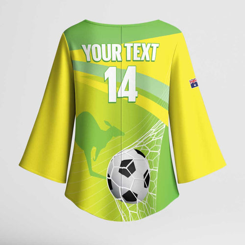 Custom Australia Soccer 2026 Kimono Sleeve Blouse Come On Matildas