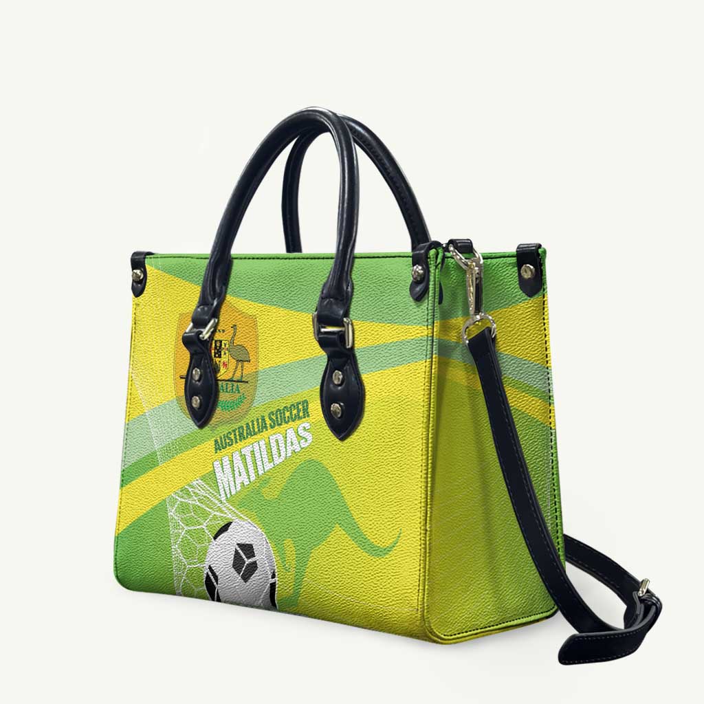 Custom Australia Soccer 2026 Leather Bag Come On Matildas