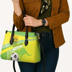 Custom Australia Soccer 2026 Leather Bag Come On Matildas