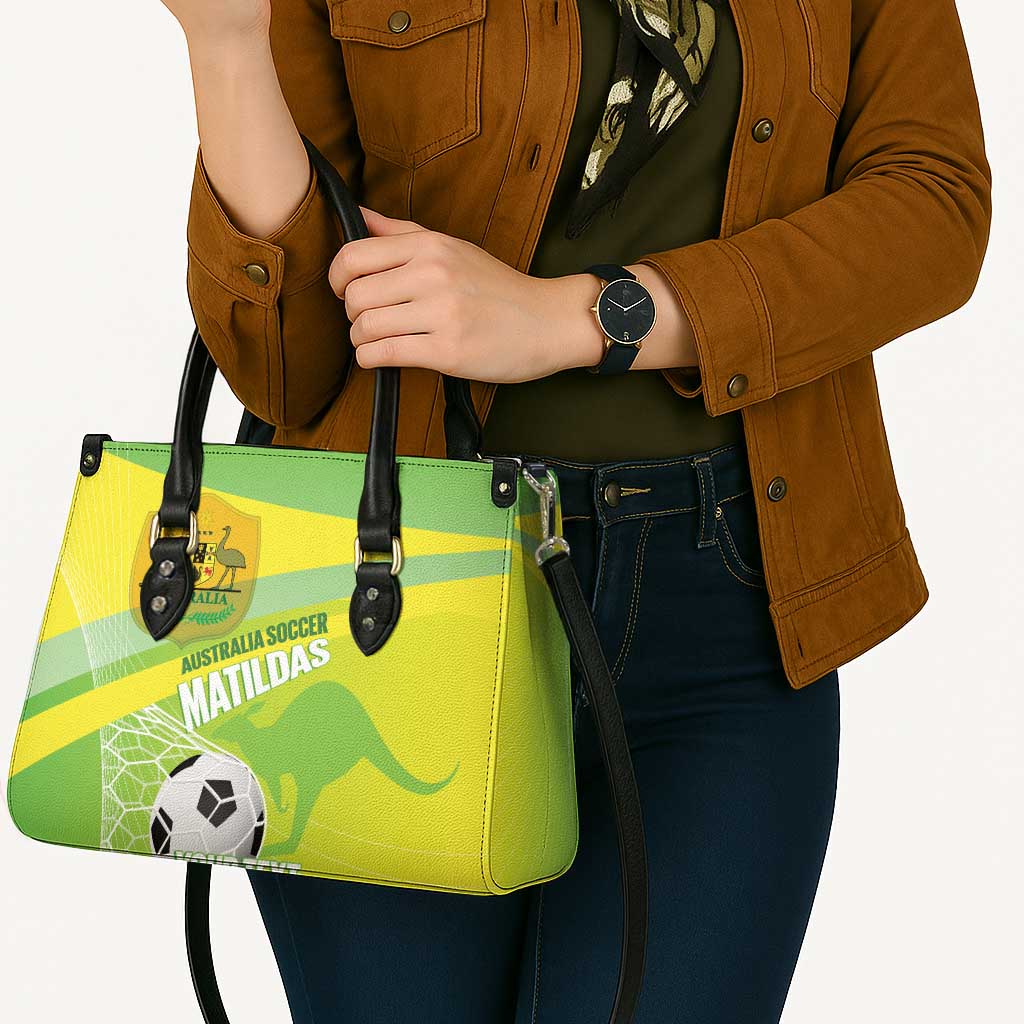 Custom Australia Soccer 2026 Leather Bag Come On Matildas