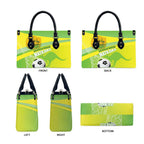 Custom Australia Soccer 2026 Leather Bag Come On Matildas