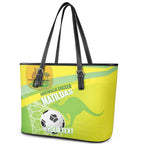 Custom Australia Soccer 2026 Leather Tote Bag Come On Matildas