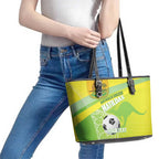 Custom Australia Soccer 2026 Leather Tote Bag Come On Matildas