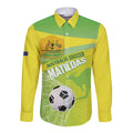 Custom Australia Soccer 2026 Long Sleeve Button Shirt Come On Matildas