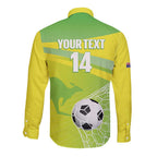 Custom Australia Soccer 2026 Long Sleeve Button Shirt Come On Matildas