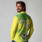 Custom Australia Soccer 2026 Long Sleeve Polo Shirt Come On Matildas