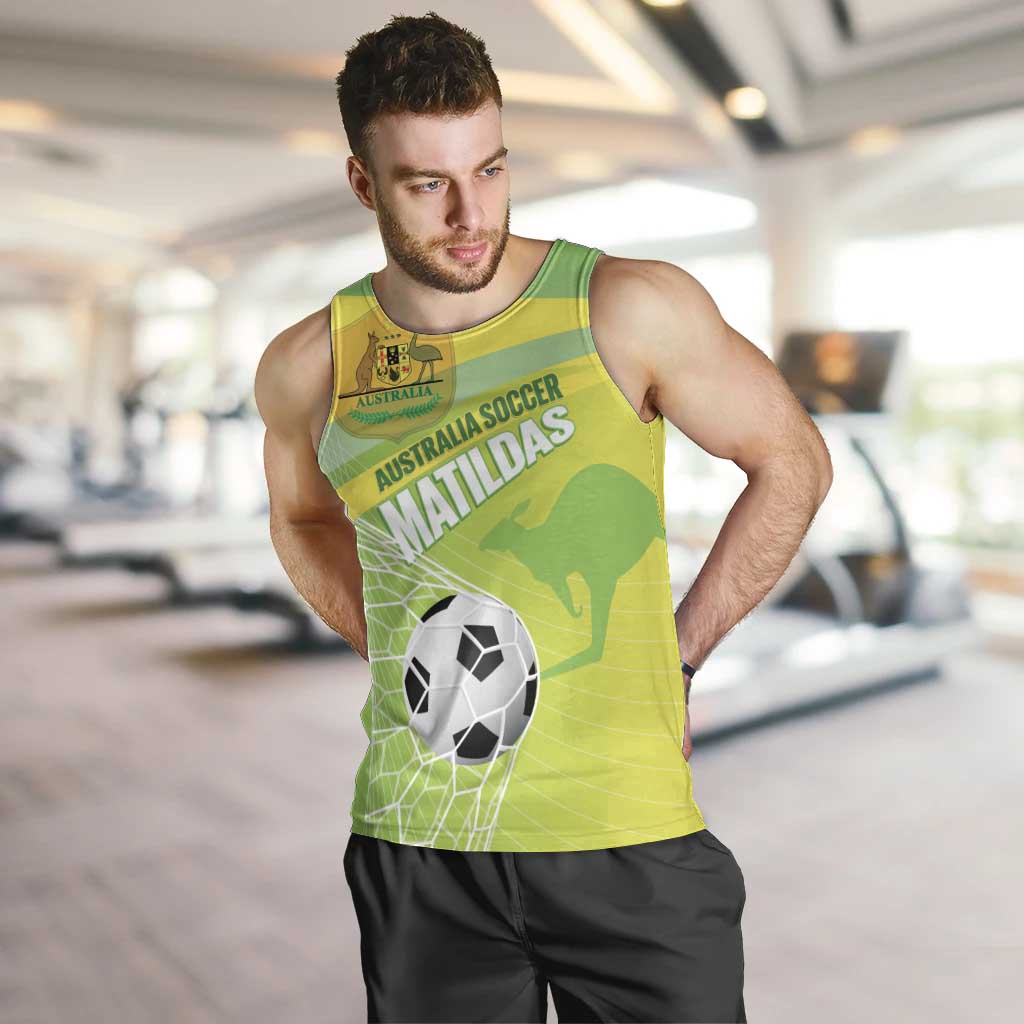 Custom Australia Soccer 2026 Men Tank Top Come On Matildas