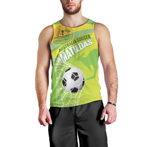 Custom Australia Soccer 2026 Men Tank Top Come On Matildas