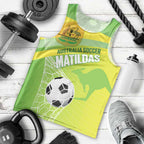 Custom Australia Soccer 2026 Men Tank Top Come On Matildas