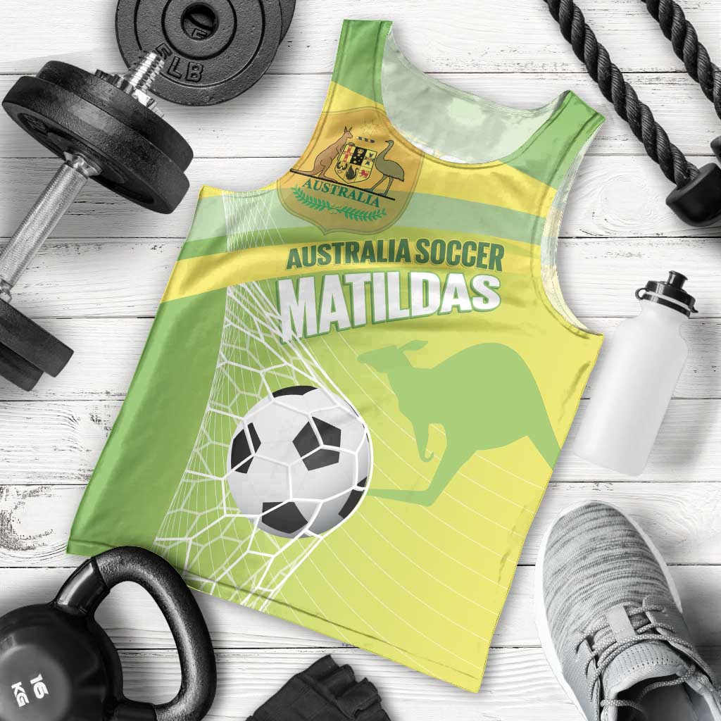 Custom Australia Soccer 2026 Men Tank Top Come On Matildas