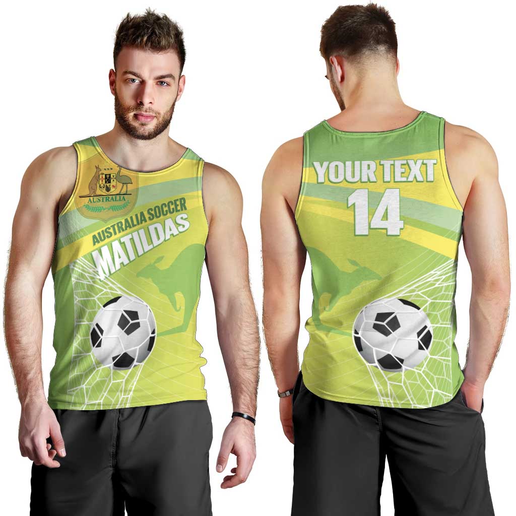 Custom Australia Soccer 2026 Men Tank Top Come On Matildas