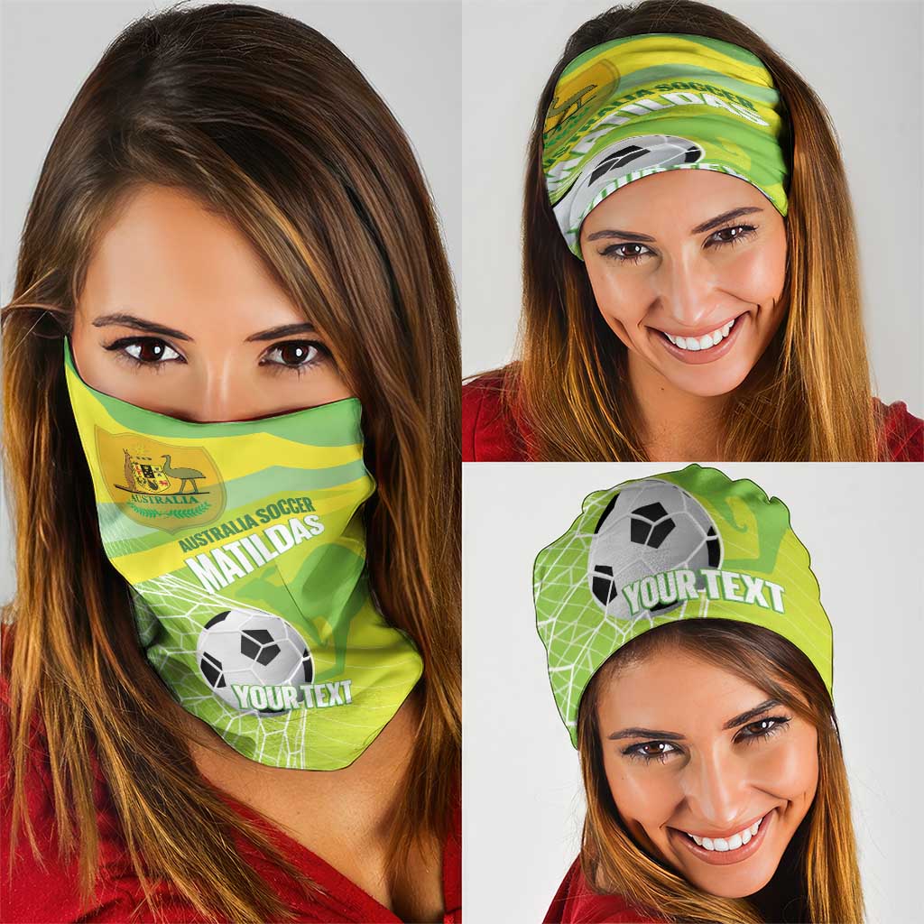Custom Australia Soccer 2026 Neck Gaiter Come On Matildas