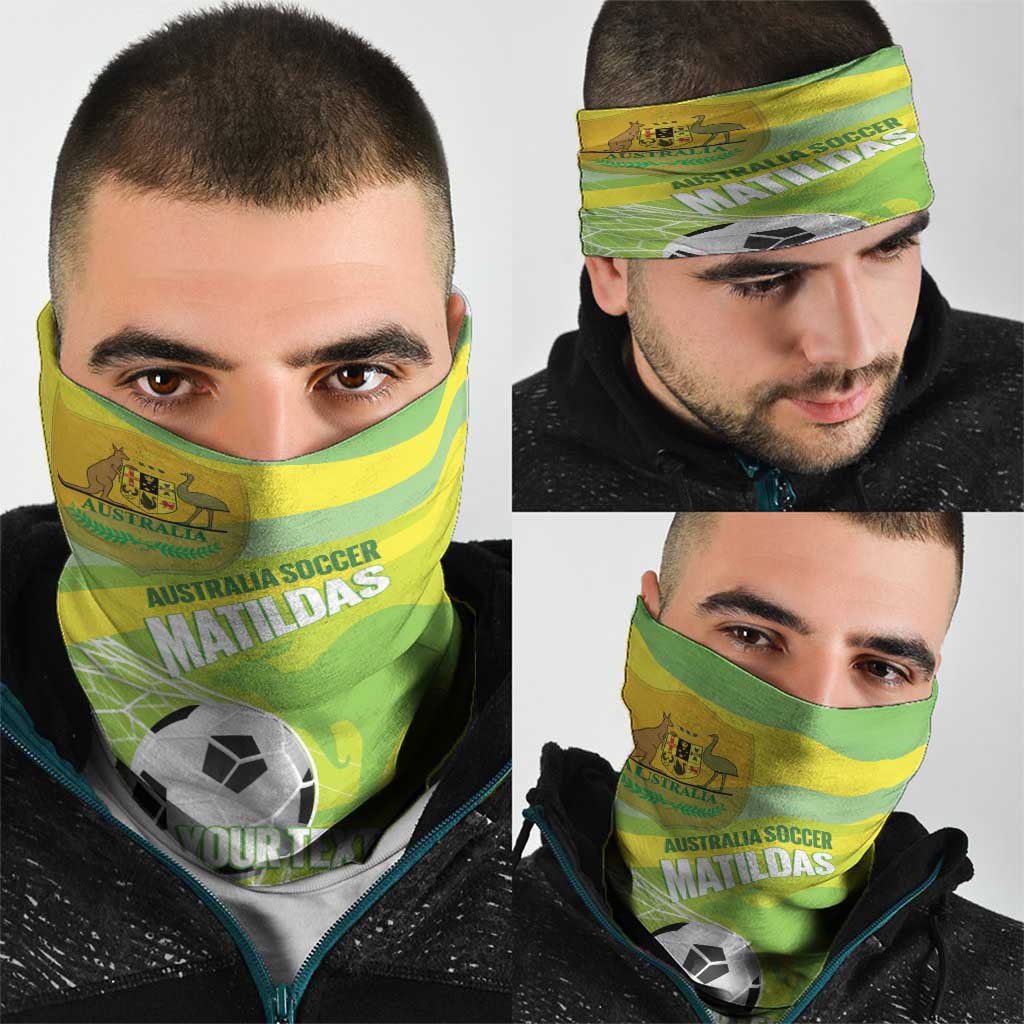 Custom Australia Soccer 2026 Neck Gaiter Come On Matildas