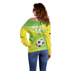 Custom Australia Soccer 2026 Off Shoulder Sweater Come On Matildas