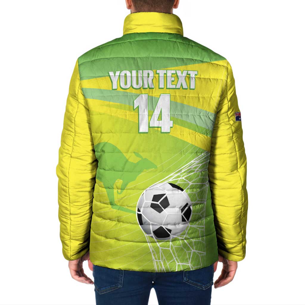 Custom Australia Soccer 2026 Padded Jacket Come On Matildas
