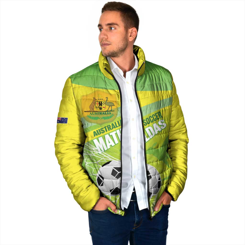 Custom Australia Soccer 2026 Padded Jacket Come On Matildas