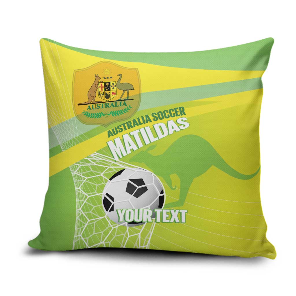 Custom Australia Soccer 2026 Pillow Cover Come On Matildas
