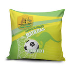 Custom Australia Soccer 2026 Pillow Cover Come On Matildas