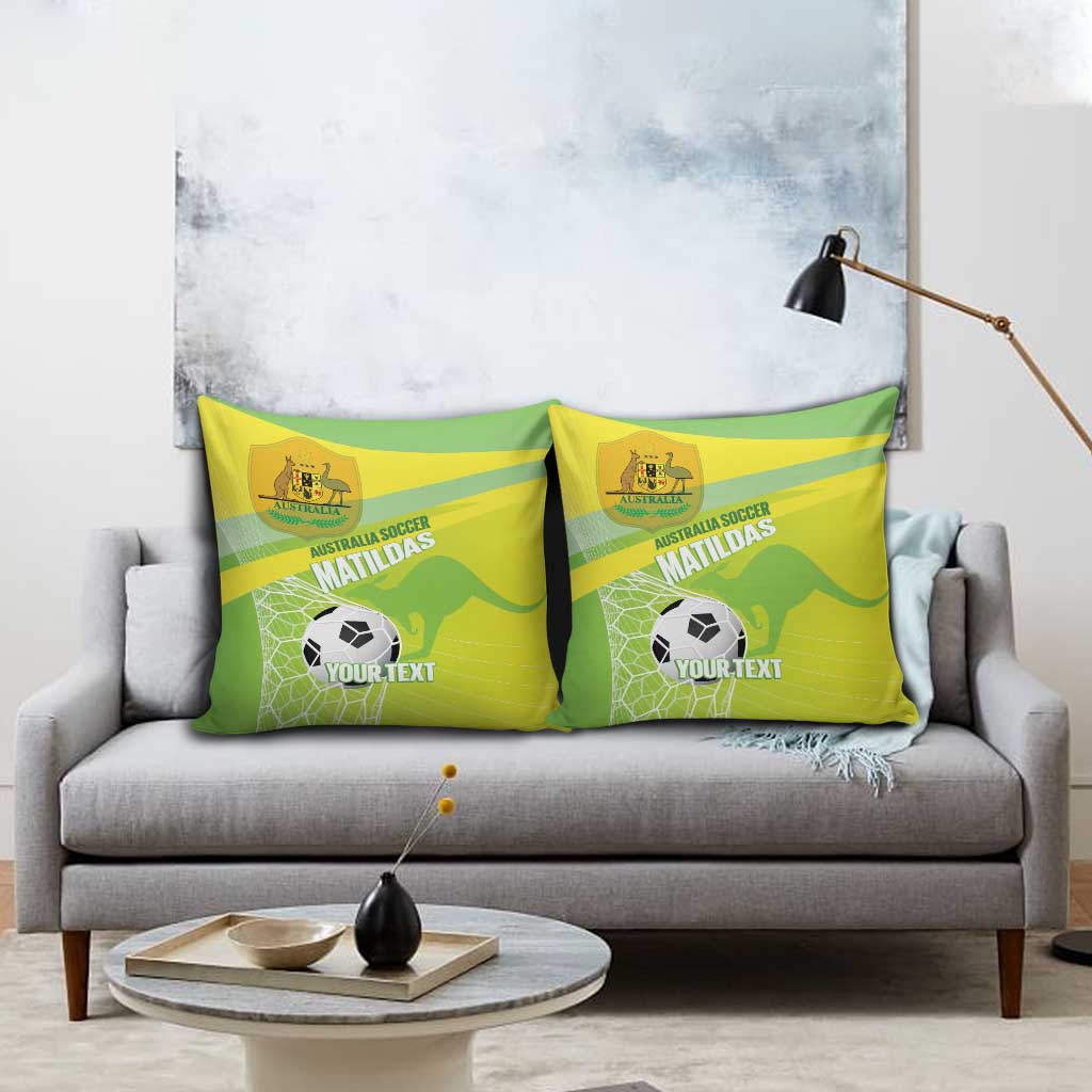 Custom Australia Soccer 2026 Pillow Cover Come On Matildas