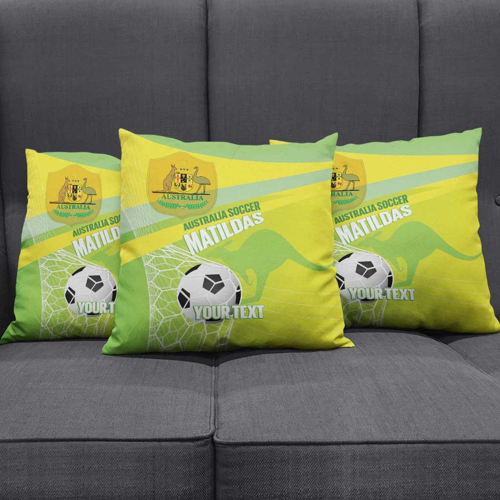 Custom Australia Soccer 2026 Pillow Cover Come On Matildas