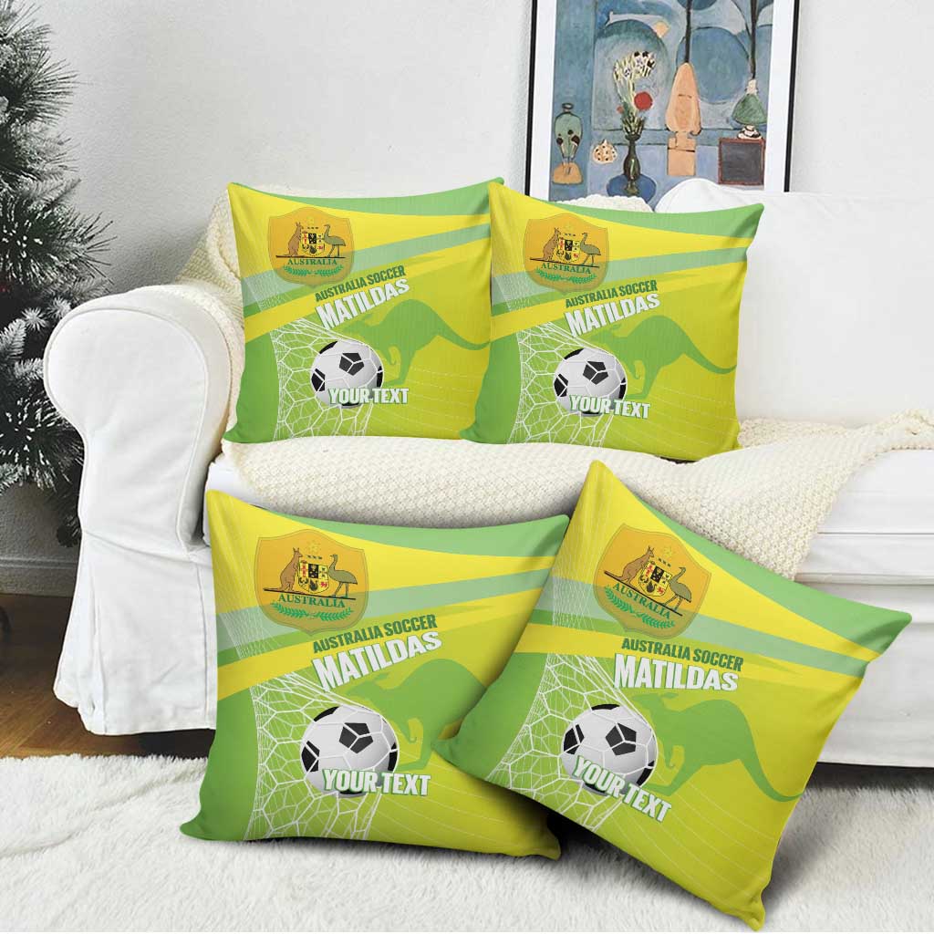 Custom Australia Soccer 2026 Pillow Cover Come On Matildas